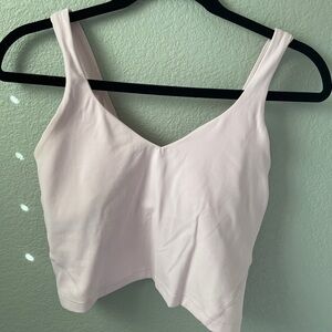 Lululemon Athletica Soft Pink Crop Top